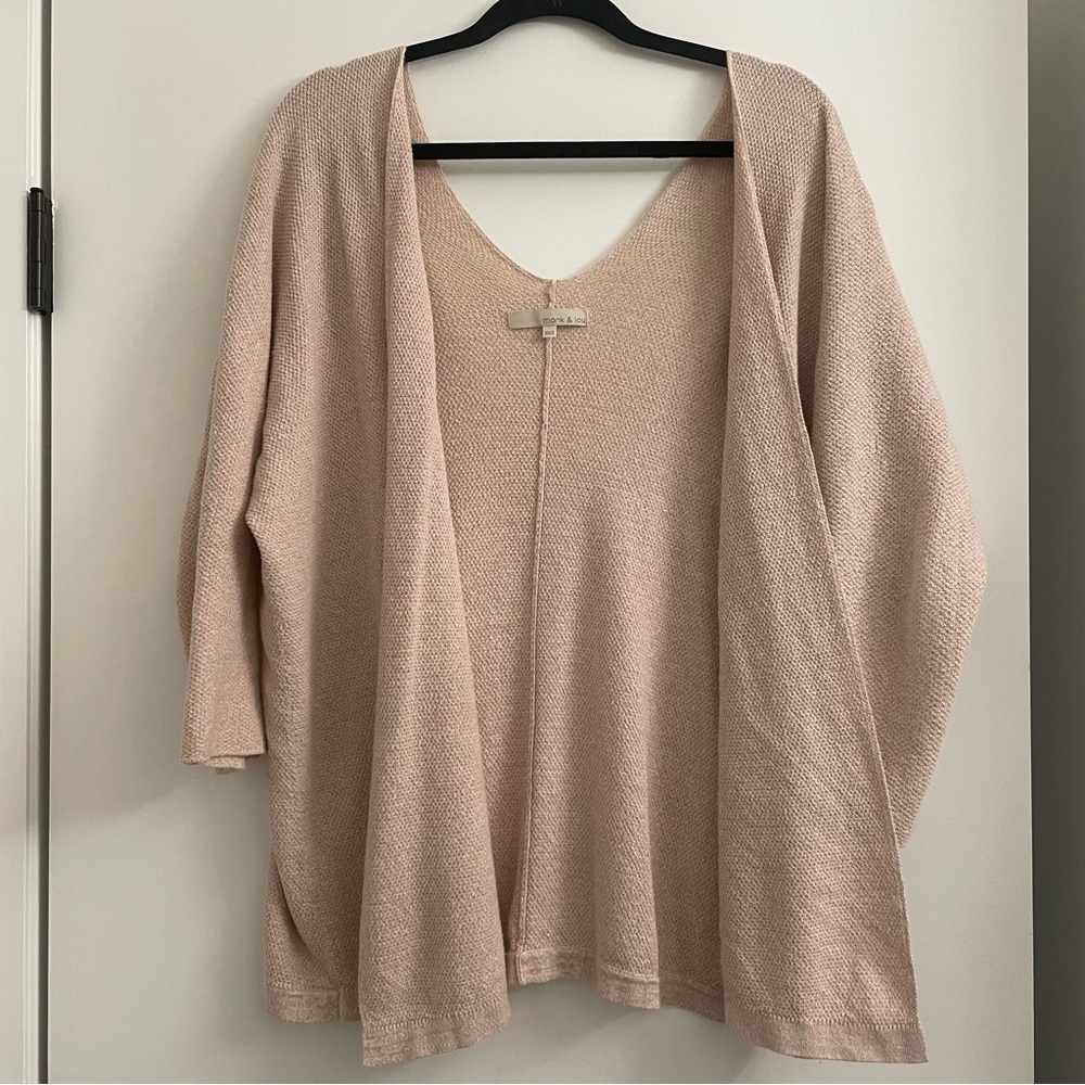 Monk & Lou (Plenty) | Adi open cardigan | Desert melange XS/S